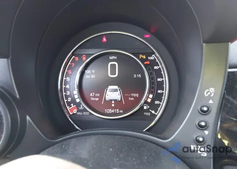 2017 Fiat 500 Abarth из США, поврежденный, VIN 3C3CFFFH0HT535814